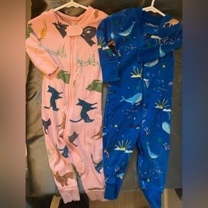 Hanna Andersson PJs Two pair GUC - 70cm 6-12mo